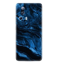 Xiaomi Mi 13 Lite Kılıf Resimli Desenli Baskılı Silikon Blue MArble 1379