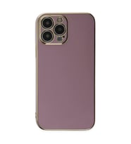 Apple İphone 15 Pro Max Kılıf Volet Silikon - Mor