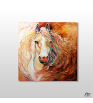 Oryantal Portre At Kanvas Tablo 40x40cm (Karışık)