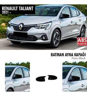 Renault Tailant Yarasa Ayna Kapağı Batman Parlak Siyah Piano Black