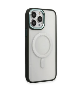 Apple iPhone 15 Pro Max Kılıf Room Magneticsafe Silikon - Köknar Yeşili