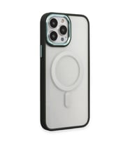 Apple iPhone 15 Pro Max Kılıf Room Magneticsafe Silikon - Köknar Yeşili