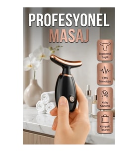 Ultrasonik Teknolojili Ev Tipi Profesyonel Cilt Bakım Masaj Cihazı