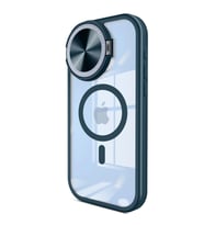 İphone 15 Kılıf Teleskop Lens Magsafe Kapak - Lacivert