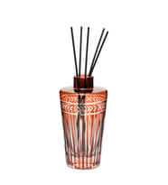 Kahverengi Kristal Kesme Cam Şişe Dark Amber Oda Kokusu (23 cm)
