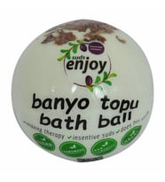 Enjoy Beyaz Gül El Yapımı Banyo Küvet Topu Sabunu Beyaz 90-120 Gr