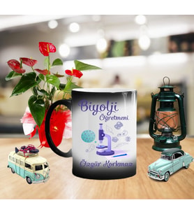 Biyoloji Öğretmeni Sihirli Kupa Bardak BYLJ02