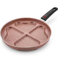 Lexroo Papilla Redio Romantik 24 cm Kalpli Pankek ve Omlet Tavası