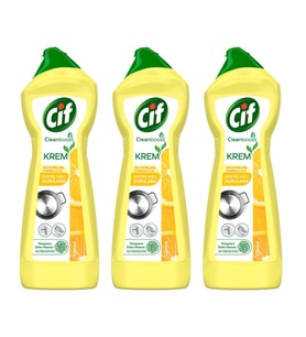 Cif Krem Limonlu 750 ml x 3 Adet