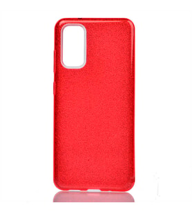 Samsung Galaxy S20 Uyumlu Kılıf Zore Shining Silikon (Mavi)