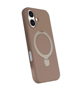 Coverzone iPhone 17 ile uyumlu K?l?f MagSafe ile uyumlu MP-Regal Katlanabilir Standl? El parmak ge�meli Kablosuz ?arj Destekli ��l