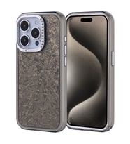 Apple iPhone 15 Pro Uyumlu Kılıf Taşlı Tasarımlı Zore Kapi Kapak (Siyah)