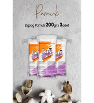 LUX Zigzag Pamuk 200 gr x 3 Adet