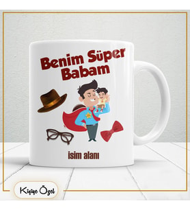Babalar Günü Özel Hediye Çay Kahve Kupa Bardak-baba44