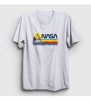 Presmono Unisex Beyaz Sun Nasa Space Uzay T-Shirt 369650tt