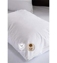 Formeya Pamukkale %100 Pamuk Su Sıvı Geçirmez Yastık Koruyucu Alez 50x70 cm 1 Adet (Beyaz)
