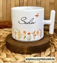 Kişiye Özel İsimli T Kupa Bardak Pastel Rüyası