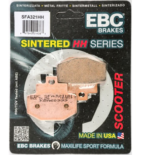 Ebc Sfa321hh 2003-2009 Vespa GT 200 Uyumlu Arka Fren Balatası Sinterli Balata