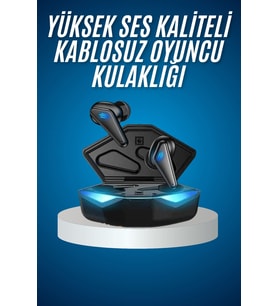 Bluetooth Kulaklık Oyuncu Kulaklığı Rgb Işıklı Oyunlarda Düşük Gecikme