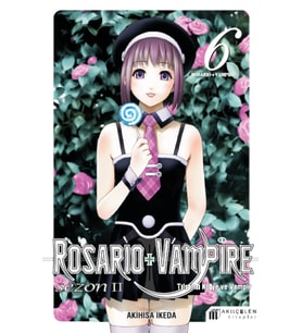 Rosario + Vampire -Tılsımlı Kolye ve Vampir Sezon 2 Cilt 6