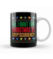 All I Want For Christmas Is Cryptocurrency Crypto Kupa Bardak Porselen