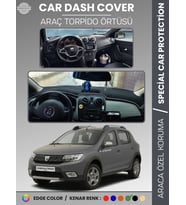 DACIA SANDERO STEPWAY (2015-2021) Torpido Örtüsü Ön Göğüs Koruma Tam Uyum Kaymaz Kolay Montaj