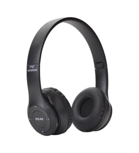 P47 Wireless SD Kart Destekli Bluetooth 5.0 Kulak Üstü Kulaklık Siyah