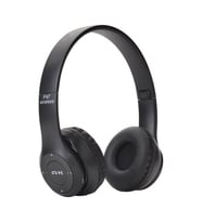 P47 Wireless SD Kart Destekli Bluetooth 5.0 Kulak Üstü Kulaklık Siyah