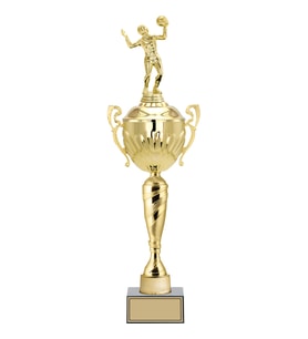 ODAK KUPA - Figürlü Kupalar - Voleybol Kadın Figürlü Kupalar FG-090 C - 54 cm