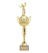 ODAK KUPA - Figürlü Kupalar - Voleybol Kadın Figürlü Kupalar FG-090 C - 54 cm