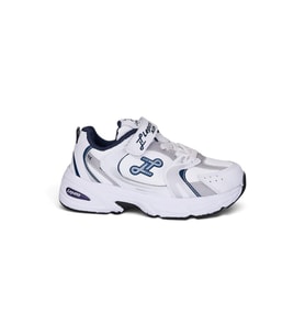 Günlük Unisex Çocuk Spor Ayakkabı Cırtlı Lastik Bağcık Desenli Rahat Hafif Taban Sneaker 180C