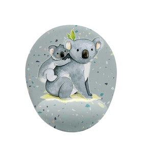 Koala Ve Yavrusu Bilek Destekli Mouse Pad