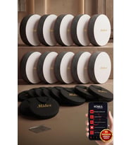 Midex BR-810X 10'lu Bendir Def Toptan Paket Akort Ayarlı EL Tutma Oyuklu Çantalı