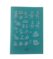 60 Yaprak Kareli Defter Plastik Kapak A-5 1 Adet PP Kapak Küçük Boy Kareli Defter 60 Sayfa A5 Desenli Kapak (Turkuaz)