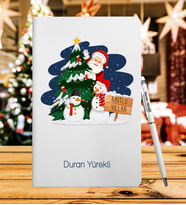 Yılbaşı İçin Kişiye Özel Defter Kalem & Hediye Seti