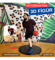 MakinaFleo Kişiye Özel 3D Sporcu Figürü (20cm)