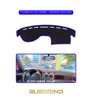 HYUNDAİ ACCENT ADMİRE/MİLENİUM 2000-2006TORPİDO KORUMA HALISI MAVİ KENAR