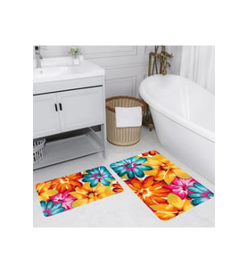 Eliana Home Baskılı 2'li Banyo Paspas Takımı RVG5169