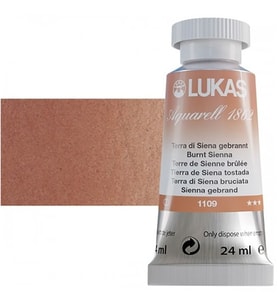 Lukas Aquarell 1862 Artist 24ml Sulu Boya 1109 Burnt Sienna