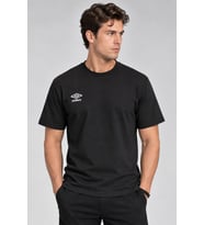 UMBRO Milo Erkek Siyah Pamuklu Spor Tişört FF0450