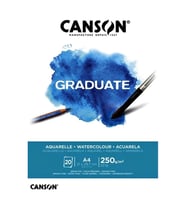 CANSON A4 GRADUATE AQUARELLE 250 GR SULUBOYA DEFTERİ 20 YP.