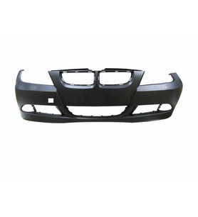 BMW 3 SERI- E90- 05/09; ÖN TAMPON (ASTARLI/KOYU GRİ SENSÖR/FAR YIKAMA DELİKSİZ/SİS DELİKLİ)(TÜV)TYG)
