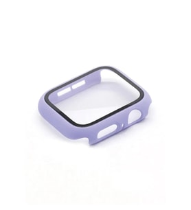 Uray store Apple Watch 38mm Camlı Kasa Ekran Koruyucu - Lila