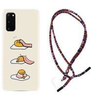 Samsung A02S A03S A10 A12 A13 A21S A22 Kılıf Boyun Asklı Rasta Silikon Sweety Egg 1322