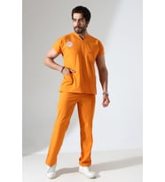 BFLEX UNİSEX LİKRALI YARASA KOL TAKIM ORANGE OCHRE KLİNİK DESTEK