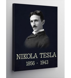 Kanvas Tablo Nikola Tesla