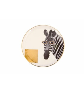 Porland Wild Life Zebra Düz Tabak 20 cm  04ALM00S134