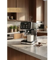 Scm‑2995 Pro Kapsüllü & Toz Kahve Espresso Makinesi – 20 bar Basınç, Süt Haznesi, Dokunmatik