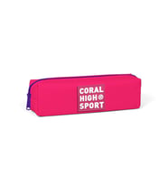 Coral High Sport Neon Mercan Mor Tek Bölmeli Kalem Çantası 22340
