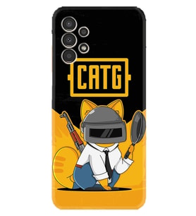 Samsung Galaxy M14 Kılıf Silikon Desen Özel Seri Cat G 1677